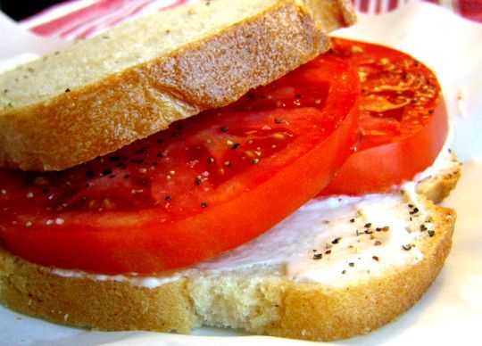 Tomato Sandwich Supper